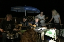 Jam-Session im Fahrerlager